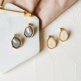 Irregular geometry earrings