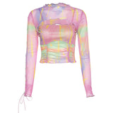 Long-sleeved Top Two-piece