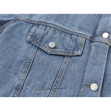 Denim Lamb Wool Loose Jacket