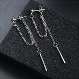 Silver Tassel Earrings