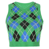 plaid stacking and outer sweater