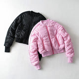 Short Bomber Cotton Jacket