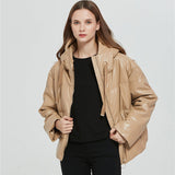 hooded zipper fashion jacket