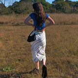 Casual All-match High Waist Long Skirt
