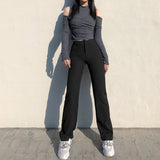 Striped Straight Leg Pants