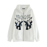 Temperament Commuter Zipper Hoodie