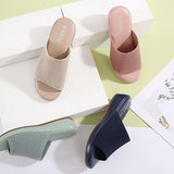 Fashion Flying Weave Wedge Sandals