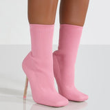 Mid-tube High Heels Boots