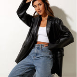 Leather Blazer