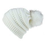 Wool Ball Wool Hat Ladies