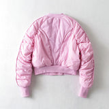 Short Bomber Cotton Jacket