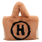 Plush Color Crossbody Bag