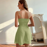 Sexy Open Back Casual Holiday Dress