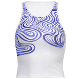 Slim Butterfly Embroidered Short Vest