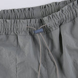 Low-rise Straight-leg Multi-pocket Overalls Pants