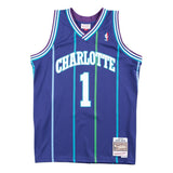 Muggsy Bogues Charlotte Hornets Hardwood Classics Throwback Swingman Jersey