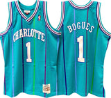 Muggsy Bogues Charlotte Hornets Hardwood Classics Throwback Swingman Jersey