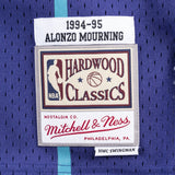 Alonzo Mourning Charlotte Hornets Hardwood Classics Throwback Swingman Jersey