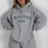 Casual Fashion Printed Long-sleeved Hoodie
