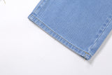 High Waist Ripped Casual Jeans