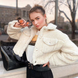 Lamb wool coat