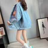 Patch Badge Denim Jacket