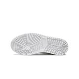 Air Jordan 1 Mid Triple White Patent Swoosh