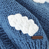 Big Flower Sweater Cardigan