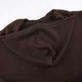 Slim Zipper Casual Hooded Sweater