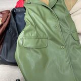Leather Blazer