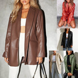 Leather Blazer
