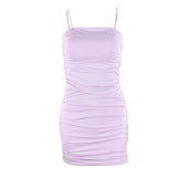Pleated Sling Dress