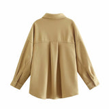 Loose Single-breasted Lapel Jacket