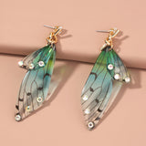 Resin Butterfly Wing Earrings