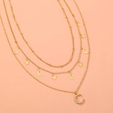 Star and Moon Necklace
