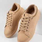 Thick Sole Metal Chain Casual Sports Sneakers