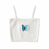 Butterfly Knitted Cardigan Two Piece Set