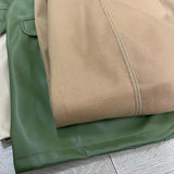 Leather Blazer