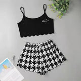Cotton Girls Cartoon Casual PJ Suit