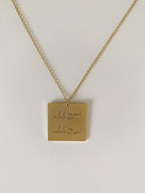 COLLIER PLAQUE