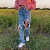 VIXON RIPPED JEANS