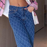 MILLIE DISTRESSED DIAMOND JEANS