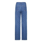 MILLIE DISTRESSED DIAMOND JEANS