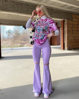 PURPLE TIE DYE