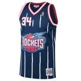 Hakeem Olajuwon Houston Rockets 1996-97 Hardwood Classics Swingman Jersey - Navy